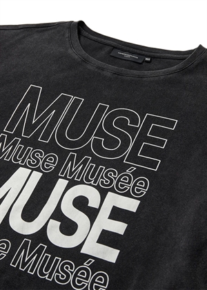 Muse Logo oversize tee Sort Copenhagen Muse 